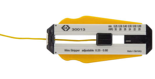 Wire Stripper, Precision, Adjustable, 0.25mm to 0.8mm Diameter Wires