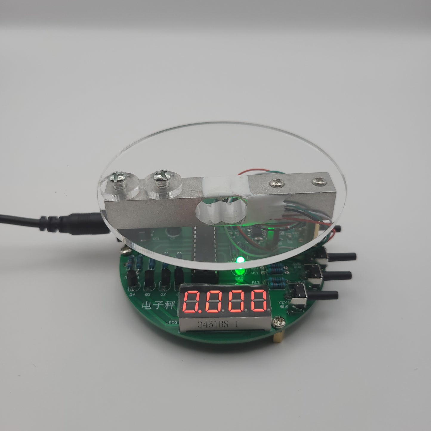 Digital Scale DIY Project on a white background