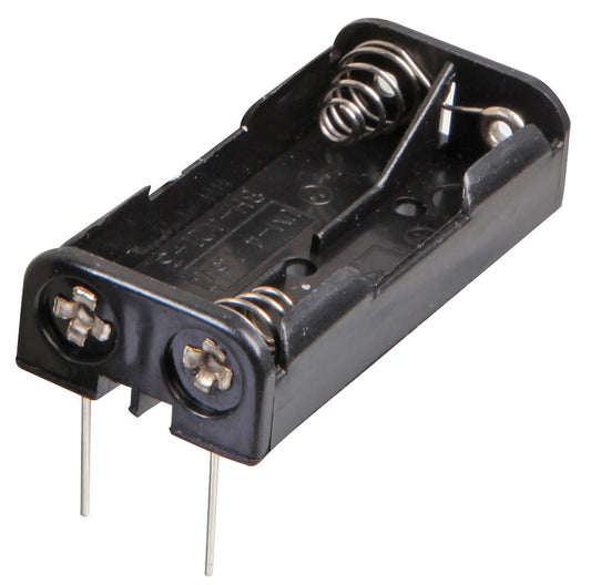 2 x AAA Battery Holder, THT