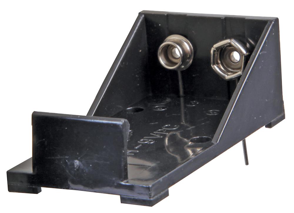 1x 9V Battery Holder, THT