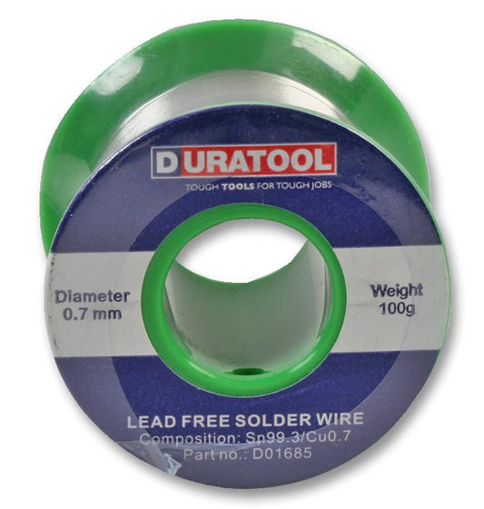 Lead Free Solder, 0.7mm, 100g