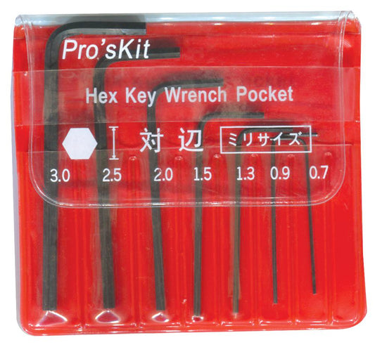 Hex Key Set, 7 Piece