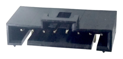 Pin Header, 2.54 mm, 1 Rows, 2 - 10 Contacts, Through Hole Right Angle