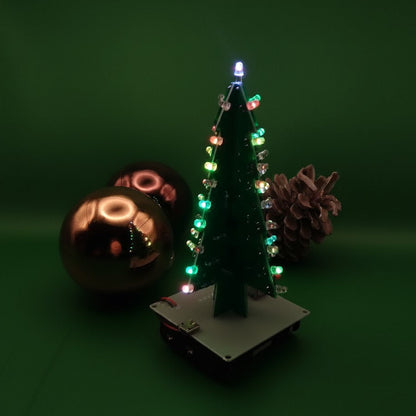 3D RGB Christmas Tree Kit, Assembled electronics project