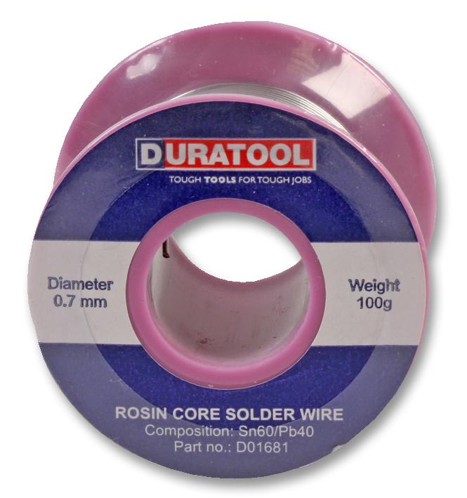 Solder Wire, 0.7mm, 100g, Sn60-Pb40