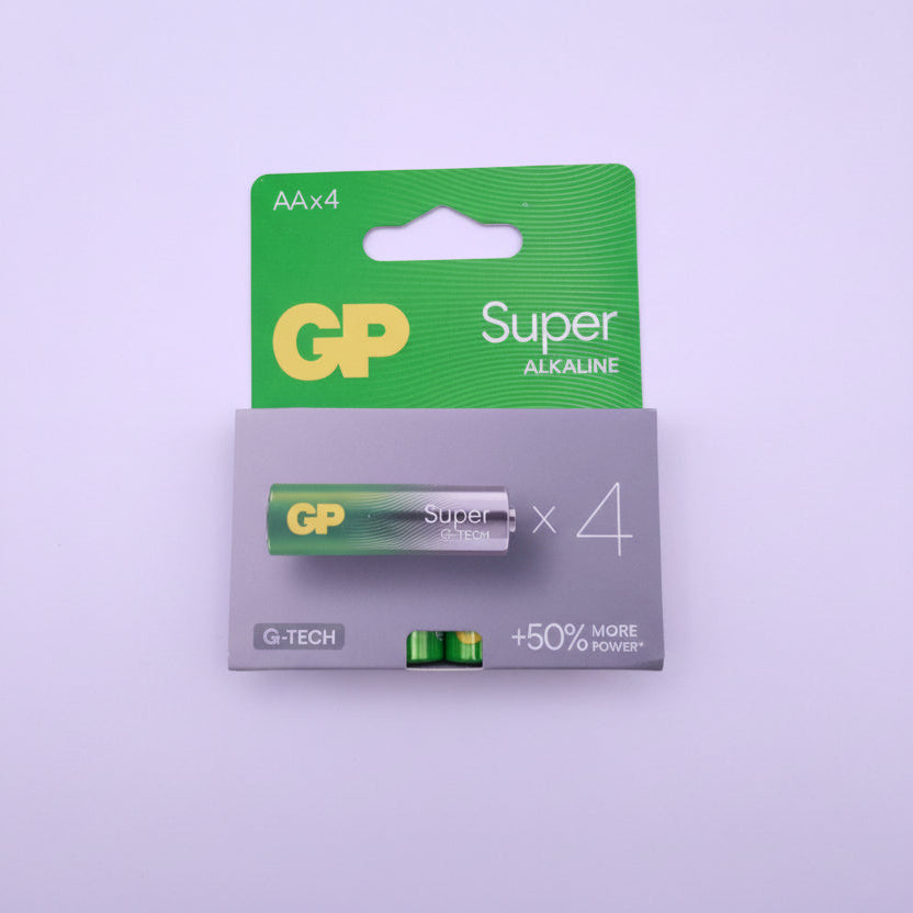 4Pack AA LR6 Batteries From GP